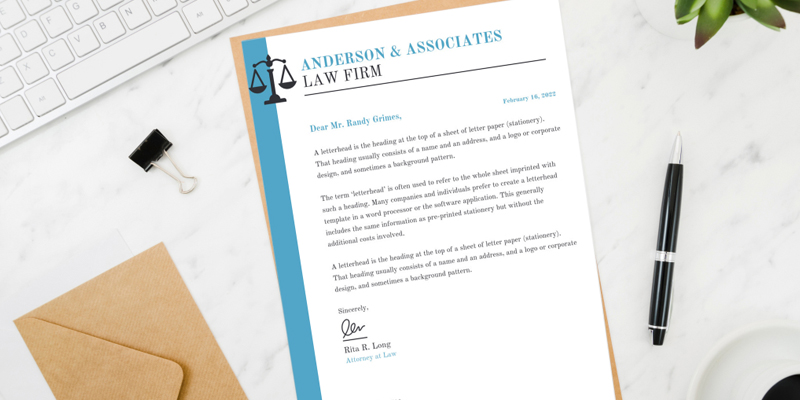 Design Your Law Firm's Letterhead for Maximum Impact - RunSensible