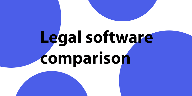 legal software comparison