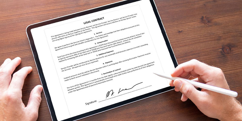 Validating Contracts Through Electronic Signatures: A Legal Perspective